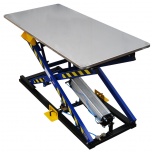REXEL ST-3/B Пневматический монтажный стол для обивки мягкой мебели со стальной столешницей