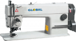 Global NF331SK 1-игольная высокоскоростная швейная машина с игольным транспортером и обрезкой края ткани