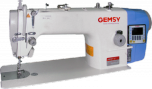 Gemsy Одноигольная универсальная прямострочная промышленная швейная машина GEM 8951-E3-H-Y