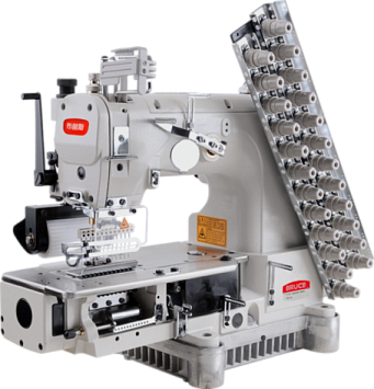 Bruce Двенадцати игольная машина двухниточного цепного стежка BRC-009VCDI-12064P/VWL
